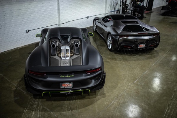 Workshop interior at Repasi Motorwerks